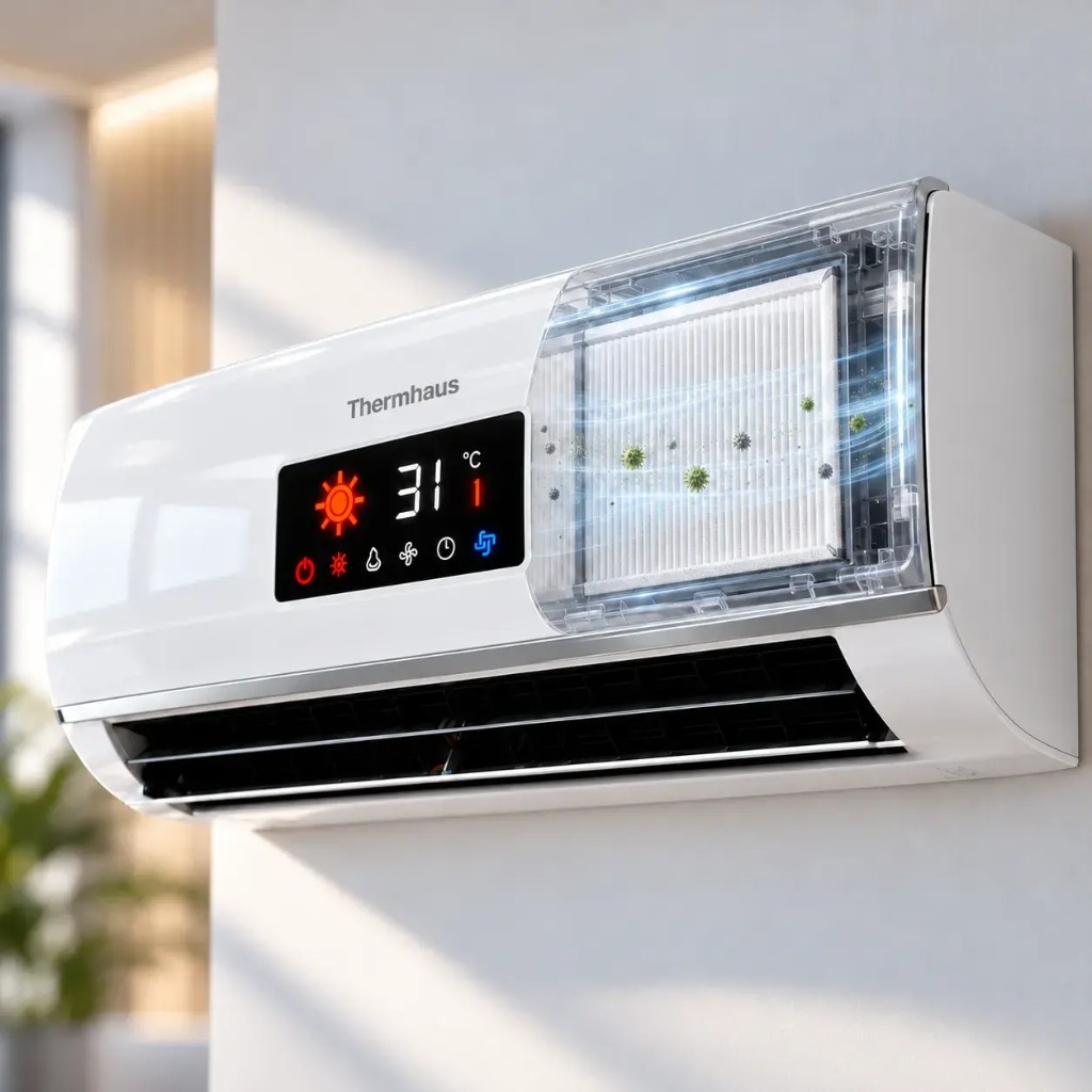 Thermhaus na zdi s HEPA filtrem